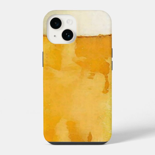 Coque iPhone Verre de bière (Verso)