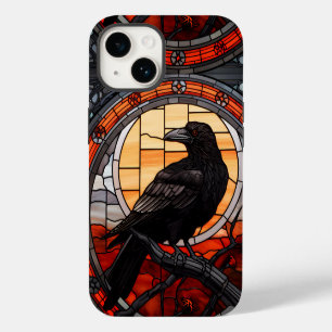 Coque Pour iPhone 14 Verre Éffrayant Raven