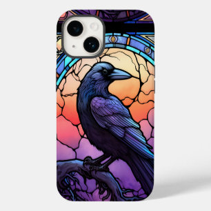 Coque Pour iPhone 14 Verre Éffrayant Raven