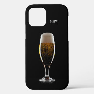 Coque iPhone 12 Pro Verre monogramme personnalisé des boîtiers de télé