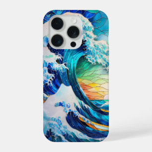Coque iPhone 15 Pro Verre tendu La Grande Vague au large de Kanagawa