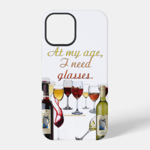 Coque iPhone 12 Pro Verres à vin SlipperyJoe's jeu de mots coquin roug