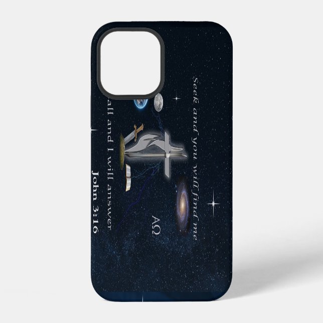 Coque iPhone verset biblique (Verso)