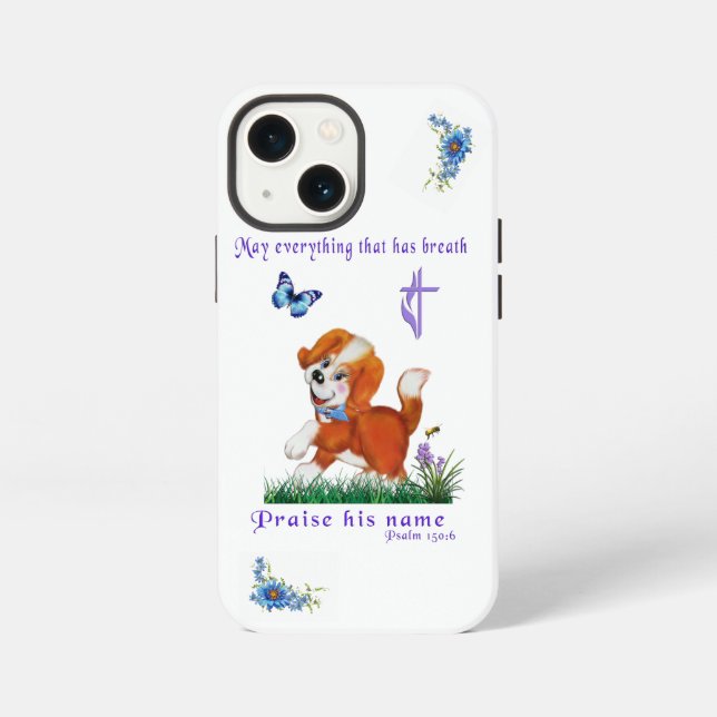 Coque iPhone Verset biblique (Verso)
