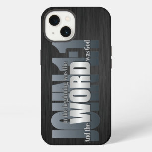 Etui iPhone 13 Verset biblique - Jean 1:1