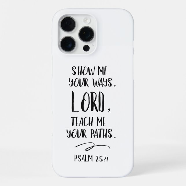 Coque iPhone Verset de la Bible moderne  (Verso)