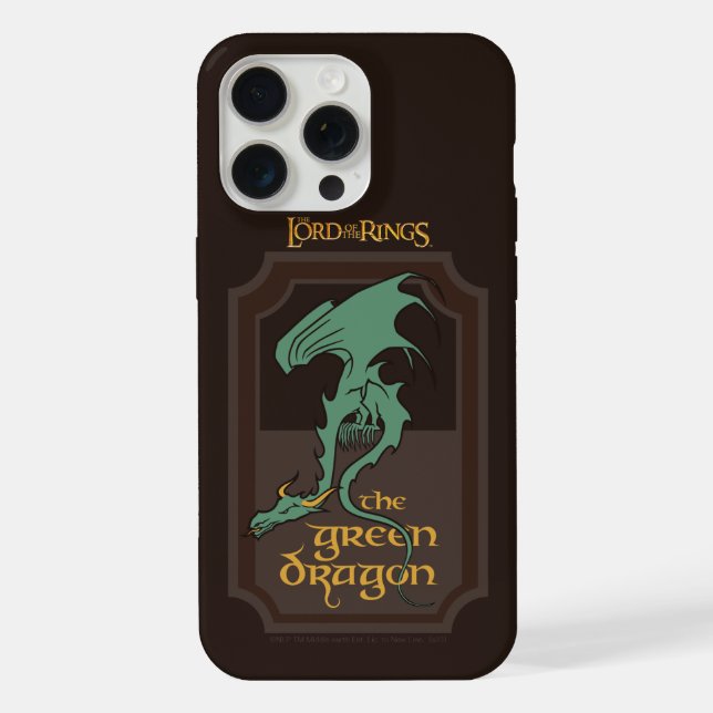 COQUE iPhone VERT DRAGON™ (Verso)