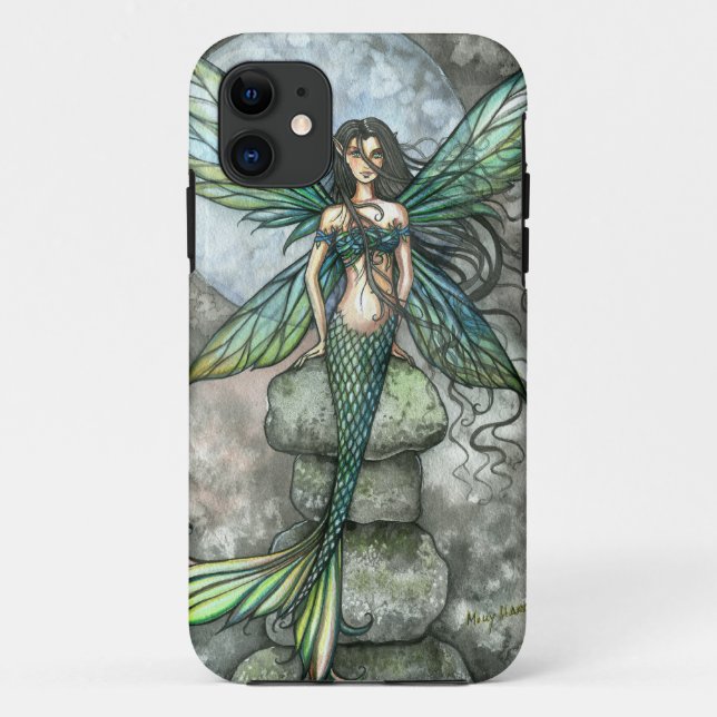 Coque iphone vert Fairy de la sirène (Dos)