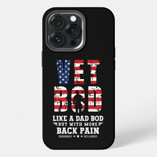 Coque iPhone Vet Bod Comme Papa Bod, Mais Avec Plus De Peur Dos (Dos)