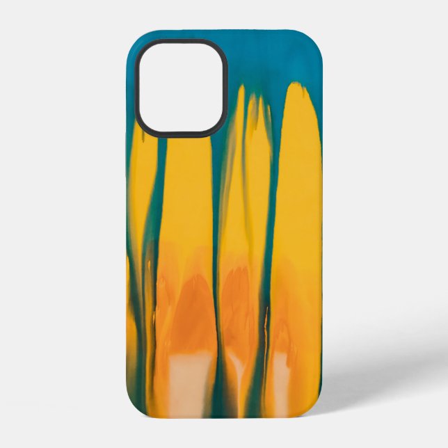 COQUE iPhone VÊTEMENTS JAUNE ET BLEU (Verso)