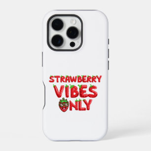Coque iPhone 16 Pro Vibe fraise uniquement