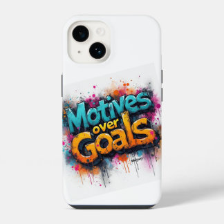 Coque Pour iPhone 14 Vibes de Motivation Uniquement : Citations Inspira