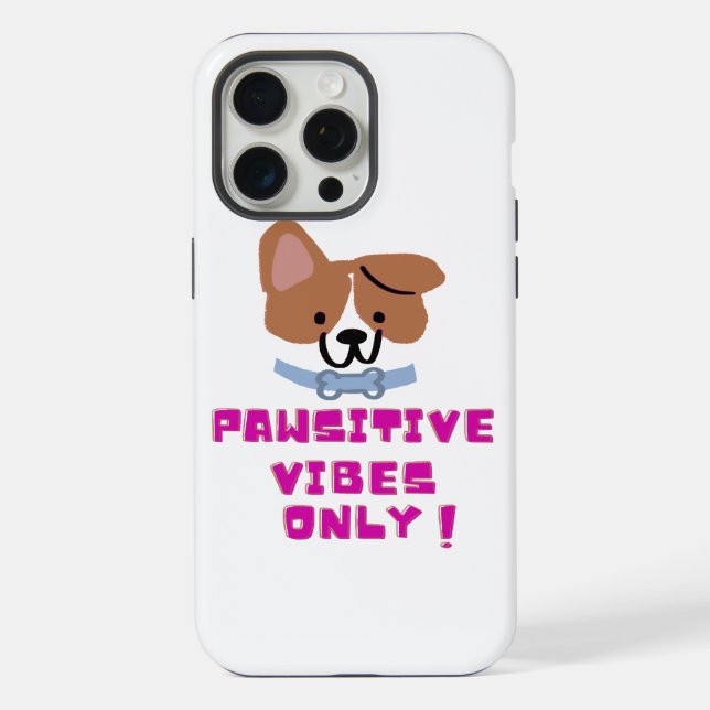 Coque iPhone Vibes de Pawsitive uniquement (Verso)