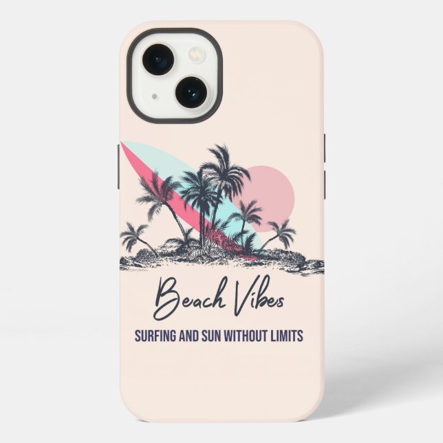 Coque iPhone Vibes de plage  (Verso)
