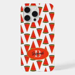 Coque iPhone 15 Pro Max Vibes d'été Fun Watermelon Slices Motif