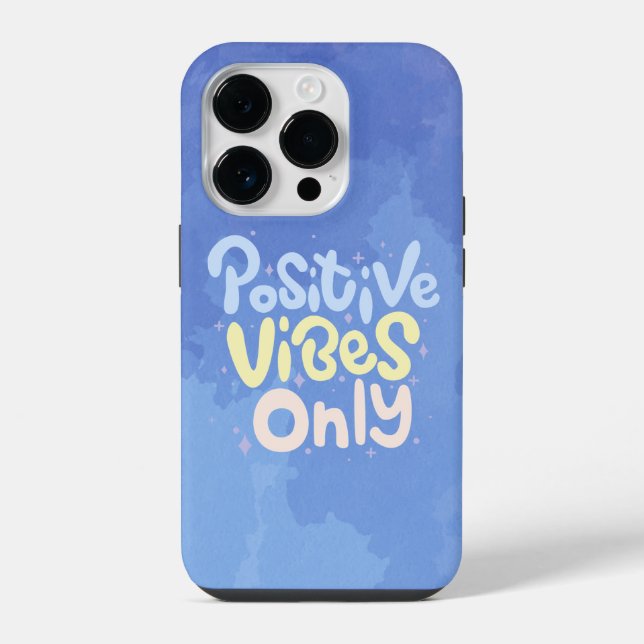 Coque iPhone Vibes Positives Seulement (Verso)