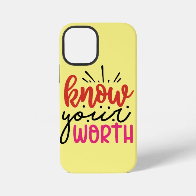 Coque iPhone Vibes positives Typographie (Verso)
