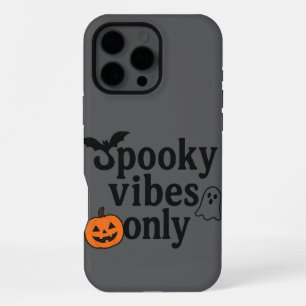 Coque iPhone 16 Pro Max Vibes Sombres Uniquement 🎃   Design Autocollant H