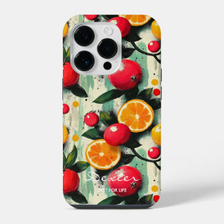 Coque Pour iPhone 14 Plus Vibrance Fruitueuse avec Délice de Citron et de Ba