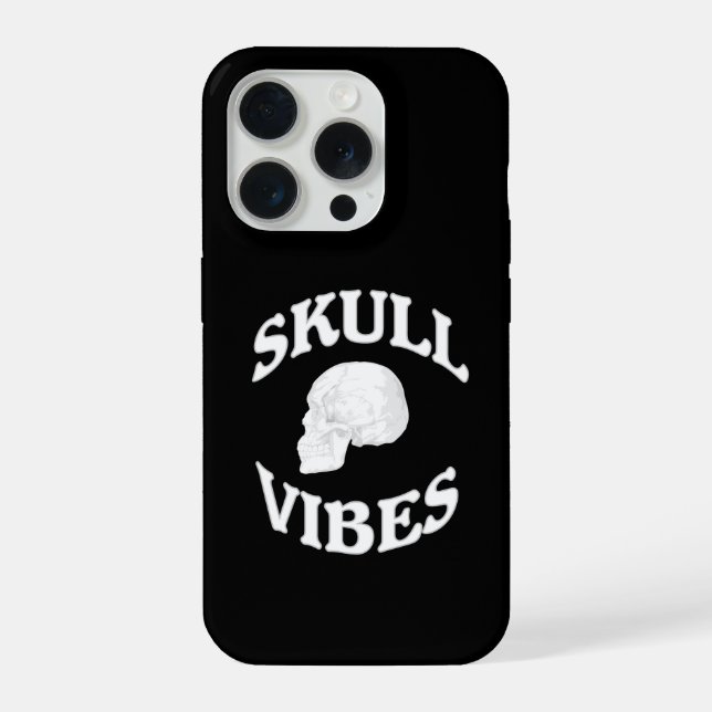Coque iPhone Vibrations de crâne (Verso)