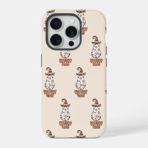 Coque iPhone 15 Pro "Vibrations de sorcière" Sorcière de Halloween Fan