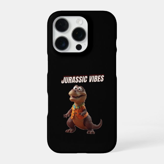 Coque iPhone Vibrations Jurassiques (Verso)