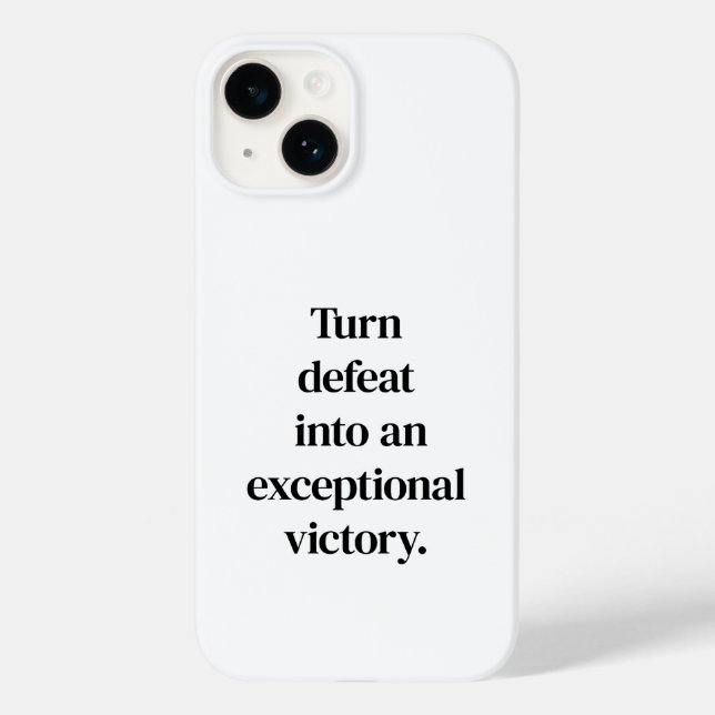 Coque iphone victorieux exceptionnel (Verso)