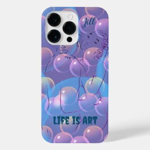 Coque Pour Pour iPhone 14 Pro Max Vie Amour Artsy