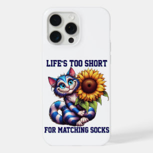 Coque iPhone 15 Pro Max Vie de chats mignonne trop courte pour les chausse