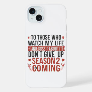 Coque iPhone 15 Plus Vie drôle potins rumeur blague humour sarcastique