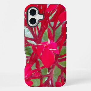 Coque iPhone 16 Plus Vie Rayonnante Art de la belle asclépiade à fleu