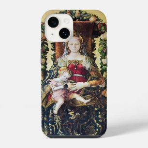 Coque Pour iPhone 14 VIERGE À L'ENFANT, Parchemin