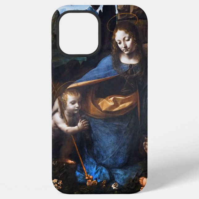 Coque iPhone Vierge Des Rochers (Verso)