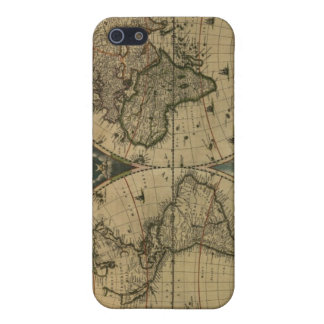 Étui iPhone 5 Vieux globe de carte