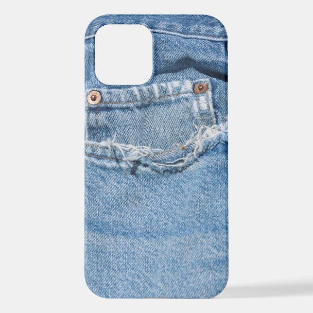Coque iPhone Vieux Jeans (Verso)