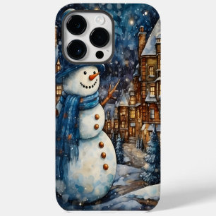 Coque Pour Pour iPhone 14 Pro Max Village enneigé merveilleux d'hiver