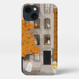 Etui iPhone 13 Ville fantôme