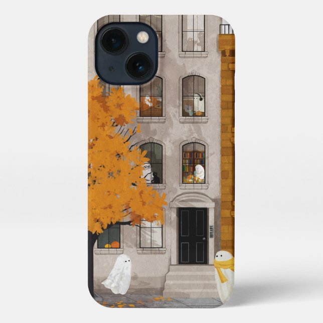Coque iPhone Ville fantôme (Verso)
