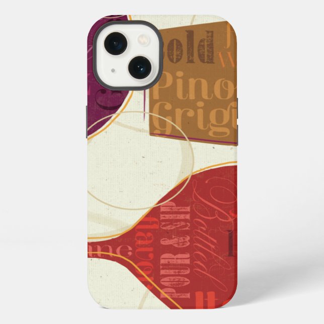 Coque iPhone Vin coloré (Verso)