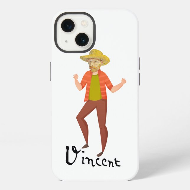 Coque iPhone Vincent Van Gogh Dancing (Verso)