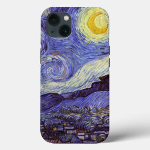 Etui iPhone 13 Vincent Van Gogh Nuit Étoilée Art Fin Vintage