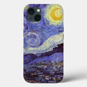 Etui iPhone 13 Vincent Van Gogh Nuit Étoilée Art Fin Vintage