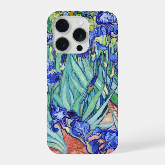 Coque iPhone Vincent Van Gogh painting Irises (Verso)