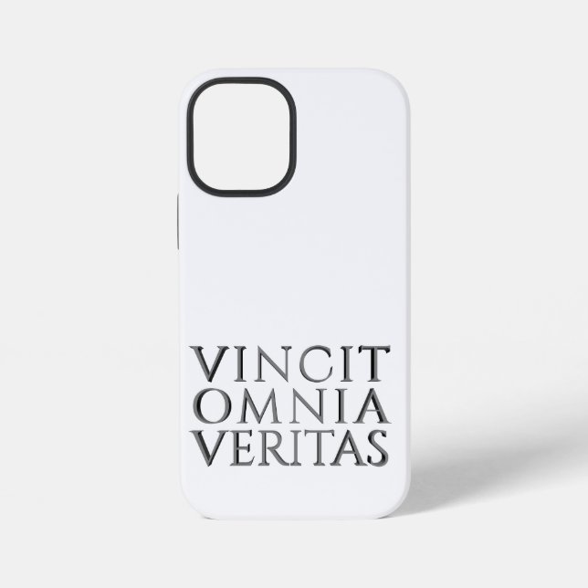 Coque iPhone VINCIT OMNIA VERITAS Étui Case-Mate pour iPhone (Verso)