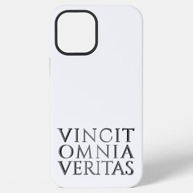 Coque iPhone VINCIT OMNIA VERITAS Étui iPhone Case-Mate (Verso)