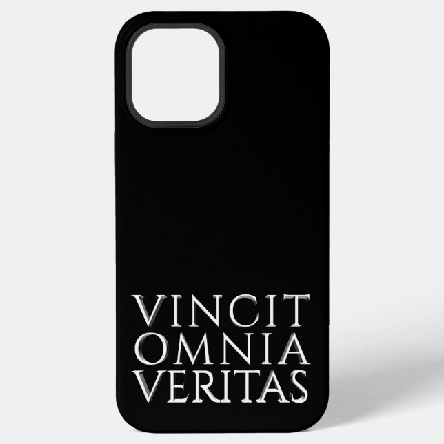 Coque iPhone VINCIT OMNIA VERITAS Étui iPhone Case-Mate (Verso)