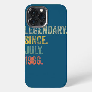 Etui iPhone 13 Pro Max Vintage 1966 56e anniversaire Légendaire depuis ju