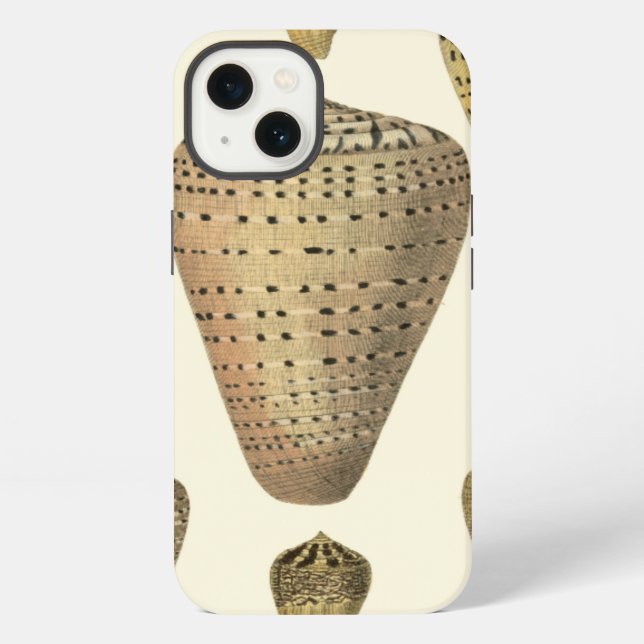 Coque iPhone Vintage Cone Shells (Verso)