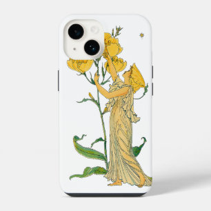 Coque Pour iPhone 14 Vintage Fairy Tale, Soirée Primrose, Walter Crane