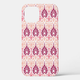 Coque iPhone 12 Vintage Indien orne sans couture motif. Est